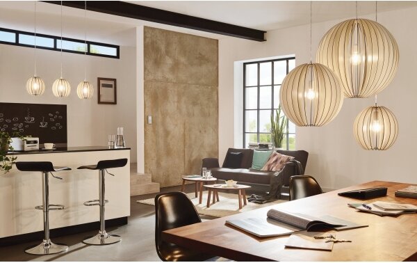 Eglo 94438 - Lampadario COSSANO 1xE27/60W/230V