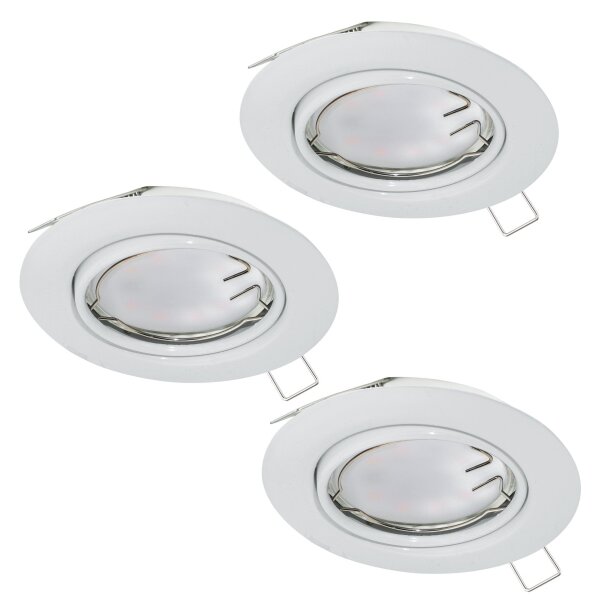 Eglo 94406 - Set da 3 faretti LED da incasso PENETO 3xGU10-LED/5W/230V