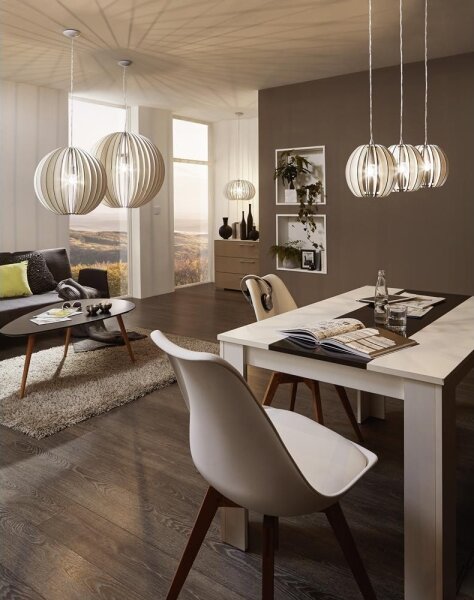 Eglo 94442 - Lampadario COSSANO 1xE27/60W/230V