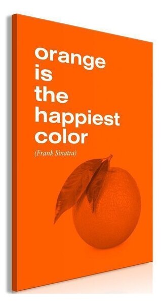 Quadro The Happiest Colour (1 Part) Vertical