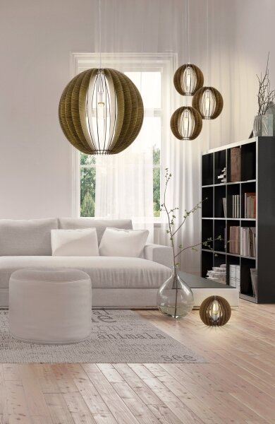 Eglo 94635 - Lampadario COSSANO 1xE27/60W/230V