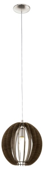 Eglo 94635 - Lampadario COSSANO 1xE27/60W/230V