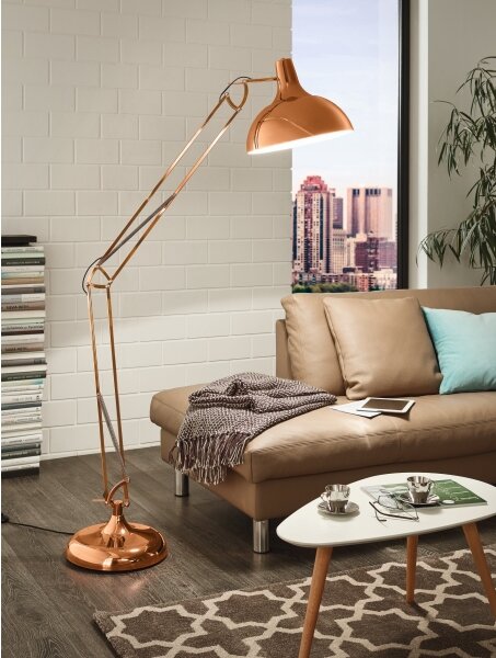 Eglo 94705 - Lampada da terra BORGILLIO 1xE27/60W/230V