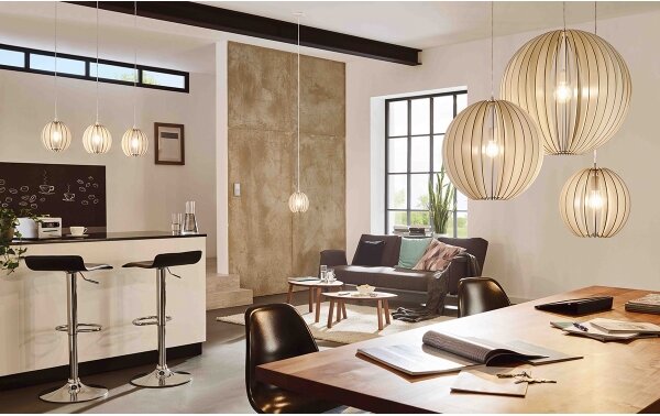 Eglo 94767 - Lampadario COSSANO 1xE27/60W/230V