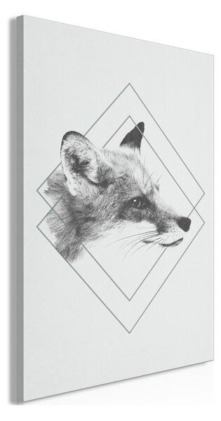 Quadro Clever Fox (1 Part) Vertical