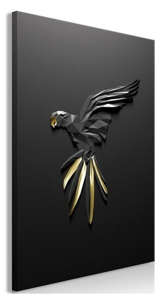 Quadro Black Parrot (1 Part) Vertical