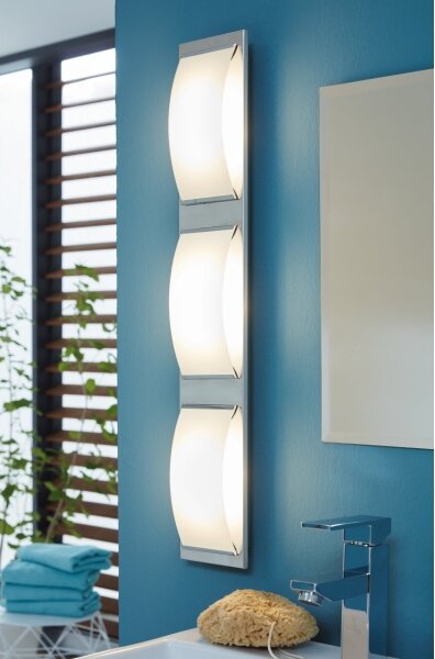 Eglo 94883 - Plafoniera LED da bagno WASAO 1 3xLED/5,4W/230V