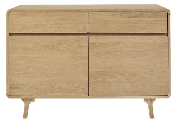 Mobile da bagno in legno massello di rovere L120 cm ESTEBAN