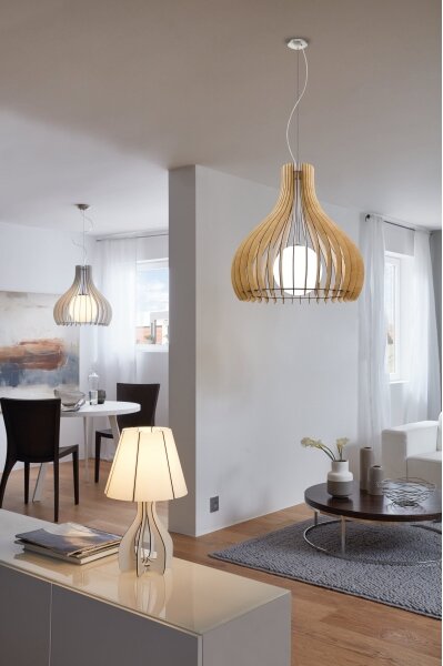 Eglo 94951 - Lampada da tavolo COSSANO 1xE27/60W/230V