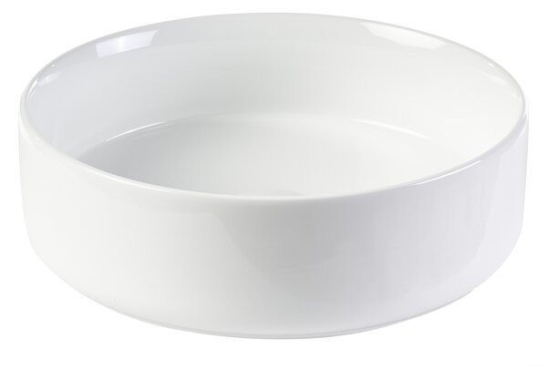Lavabo rotondo in ceramica bianca D40,5 cm ISLA