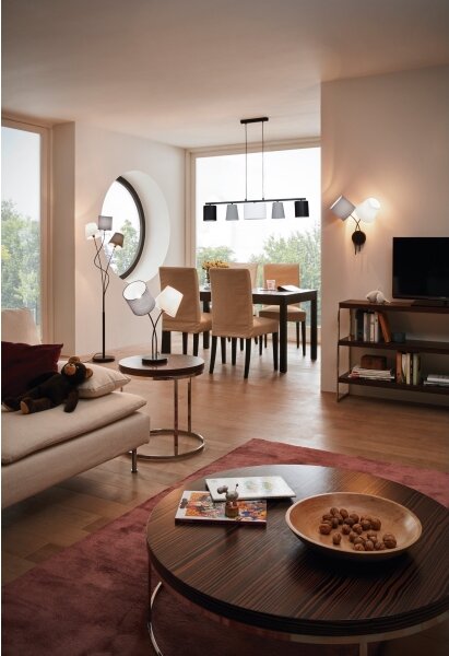 Eglo 98588 - Lampadario a sospensione con filo ALMEIDA 5xE14/25W/230V
