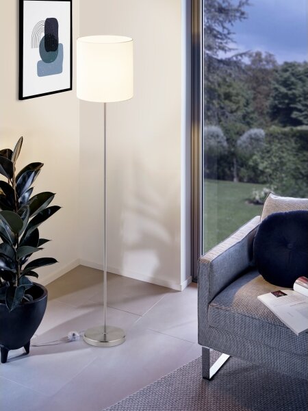 Eglo 95164 - Lampada da terra PASTERI 1xE27/60W/230V