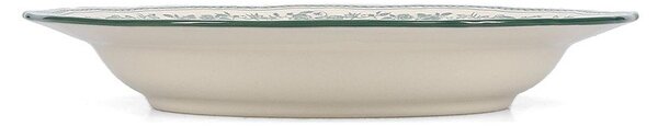 Piatto fondo verde/avorio in porcellana ø 23 cm Cyril – S|P Collection