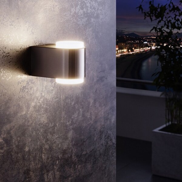 Eglo 95079 - Applique da esterno BRIONES 2xLED/3W/230V IP44