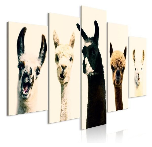 Quadro Happy Family (5 Parts) Wide