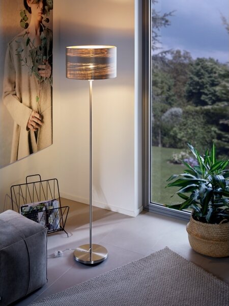 Eglo 95171 - Lampada con piedistallo MASERLO 1xE27/60W/230V