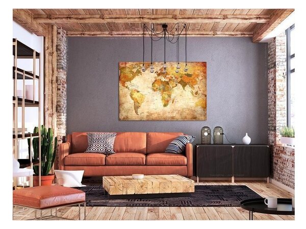 Quadri di sughero World Map: Time Travel [Cork Map]