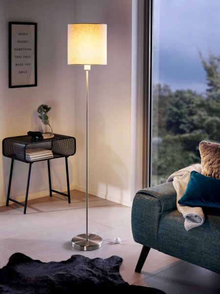 Eglo 95167 - Lampada da terra PASTERI 1xE27/60W/230V