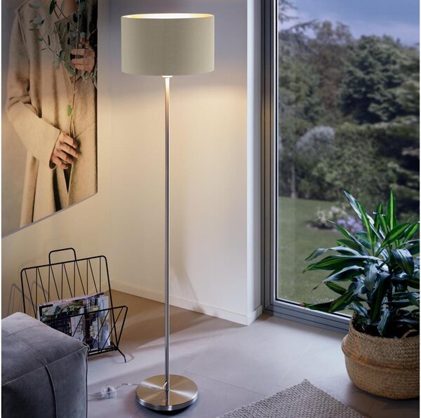 Eglo 95171 - Lampada con piedistallo MASERLO 1xE27/60W/230V