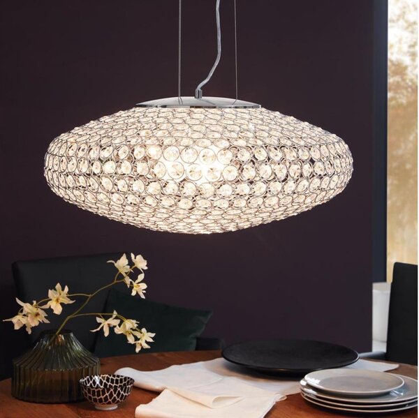 Eglo 95287 - Lampadario a sospensione con filo CLEMENTE 3xE27/60W/230V