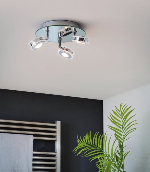 Eglo 95279 - Faretto LED da bagno AGUEDA 3xLED/3,3W/230V