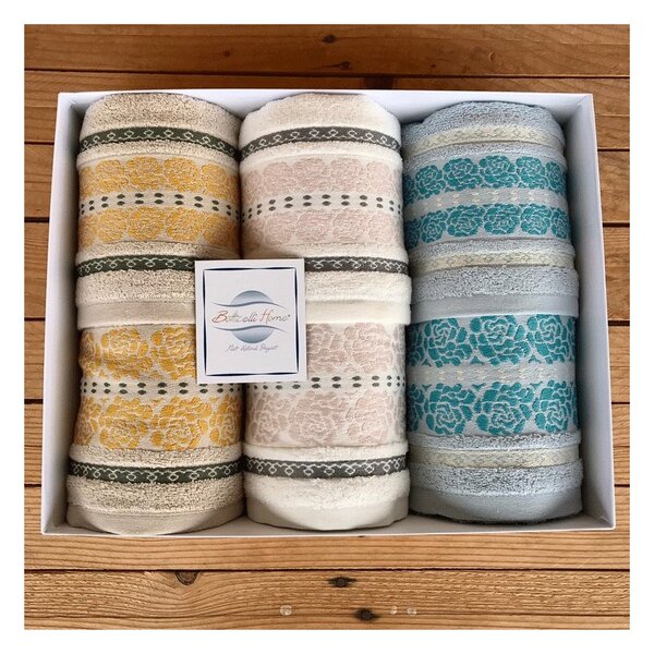 Set Spugna Botticelli Home Flore Rose