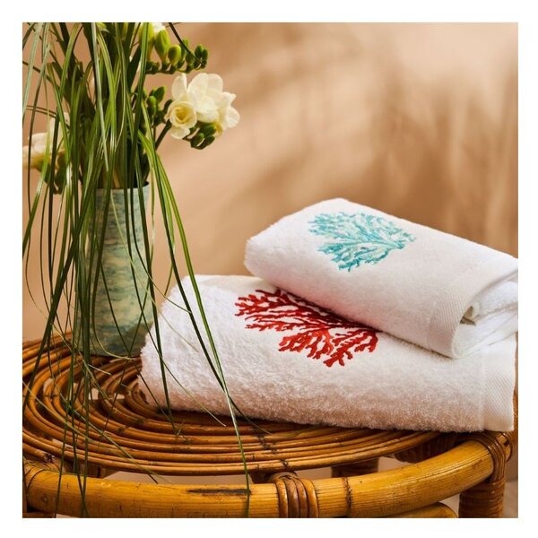 Set Asciugamano bagno Viso e Ospite Aka Biancoperla