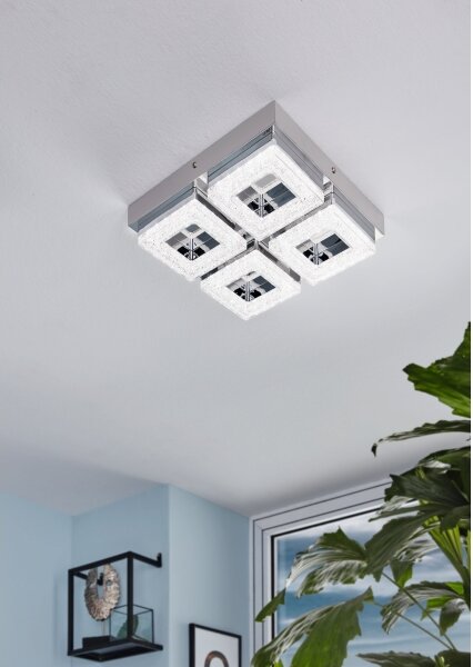 Eglo 95657 - Plafoniera LED FRADELO 4x4W 230V