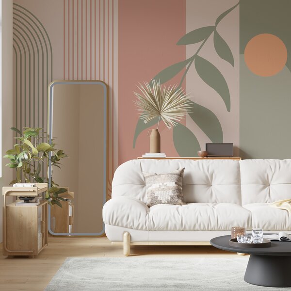 Carta da parati Archi ed elementi decorativi in ​​stile boho, Carta da parati in stile Boho, u94153 : Uwalls.it