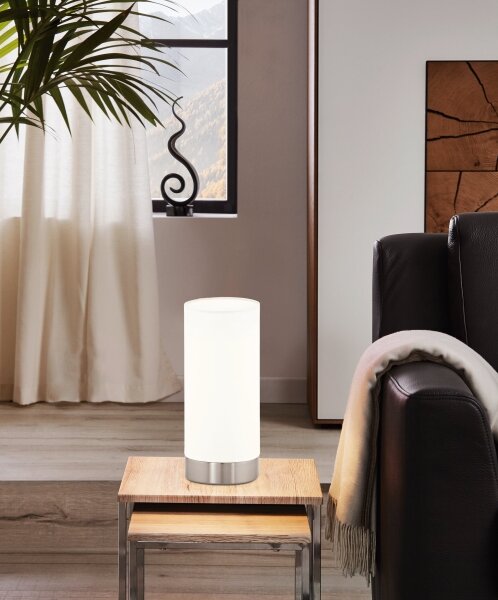 Eglo 95775 - Lampada da tavolo DAMASCO 1 1xE27/60W/230V