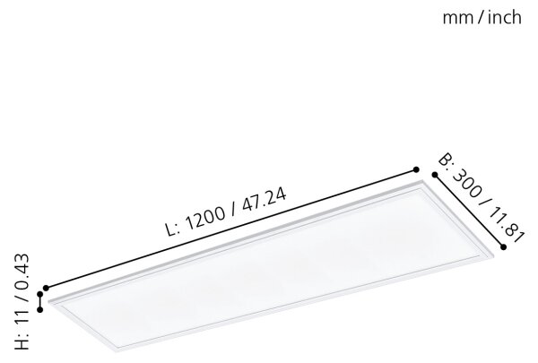 Eglo 96151 - Pannello LED da soffitto SALOBRENA LED/40W/230V