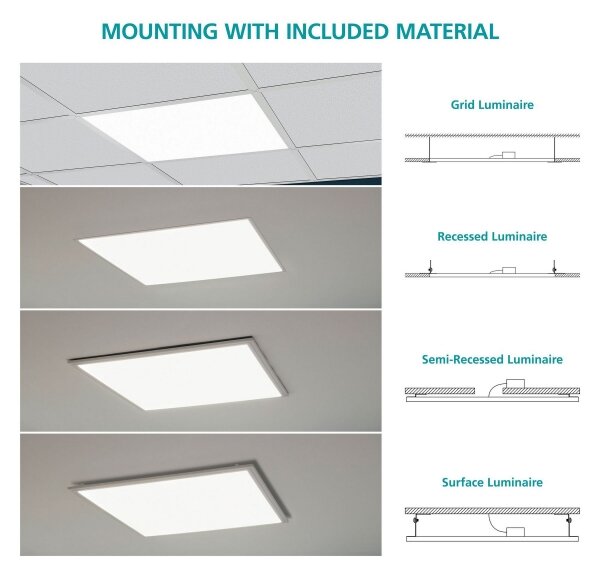 Eglo 96151 - Pannello LED da soffitto SALOBRENA LED/40W/230V