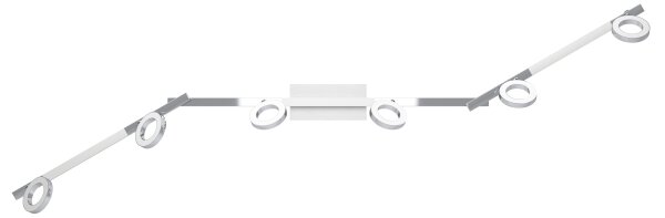 Eglo 96183 - Faretto CARDILLIO 1 6xLED/3,2W + 3xLED/3,3/230V