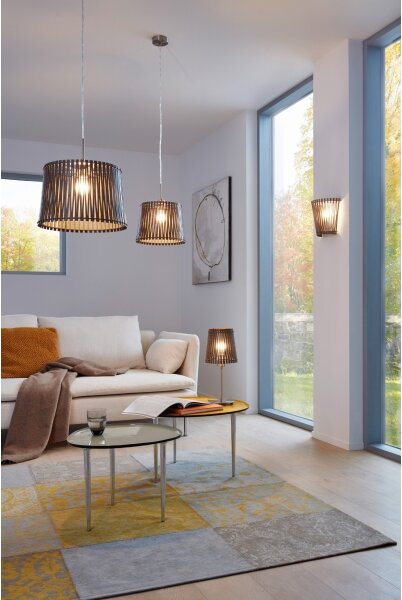 Eglo 96199 - Lampadario SENDERO 1xE27/60W/230V