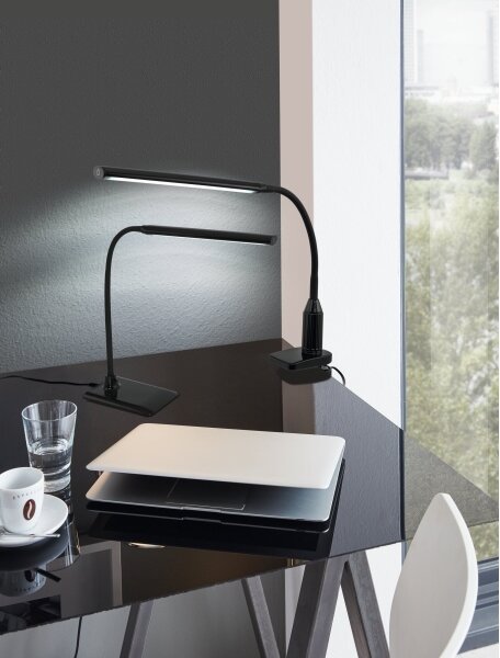 Eglo 96437 - Lampada con morsetto LED LAROA LED/4,5W/230V nera