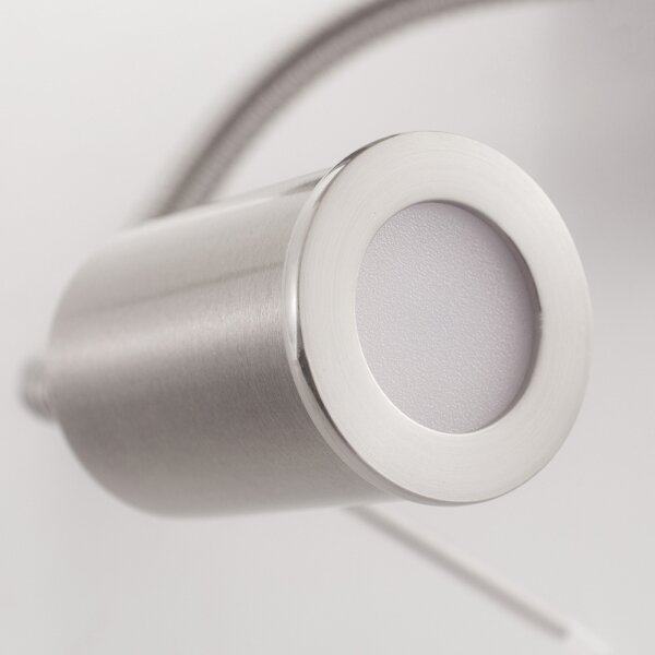Eglo 96477 - Lampada LED flessibile PASTERI 1xE27/40W+LED/3,8W bianco