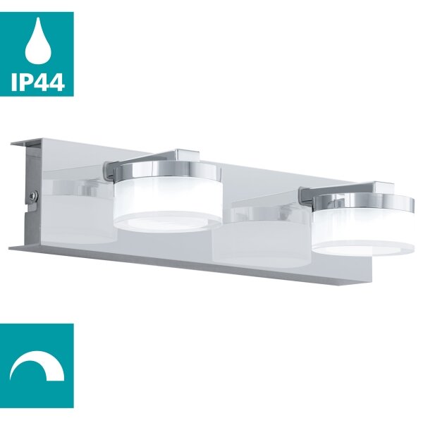 Eglo 96542-LED Applique da bagno dimmerabile ROMENDO 2xLED/7,2W/ IP44