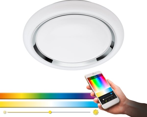 Eglo 96686 - Plafoniera LED dimmerabile CAPASSO-C LED/17W/230V