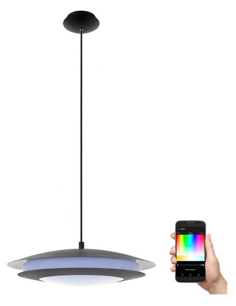 Eglo 96979 - Lampada a sospensione LED RGB MONEVA-C LED/27W/230V