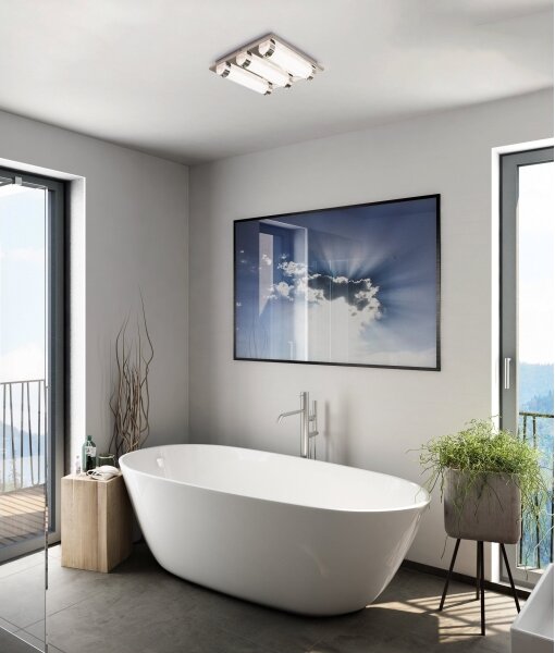 Eglo 97056 - Plafoniera LED da bagno TOLORICO 3xLED/7W/230V IP44