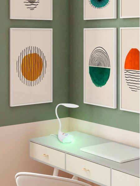 Eglo 97078 - Lampada da tavolo LED dimmerabile CABADO 1 LED/2,2W+0,3W/230V RGB