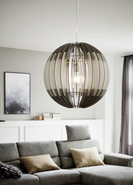 Eglo 96973 - Lampadario a sospensione con filo OLMERO 1xE27/60W/230V