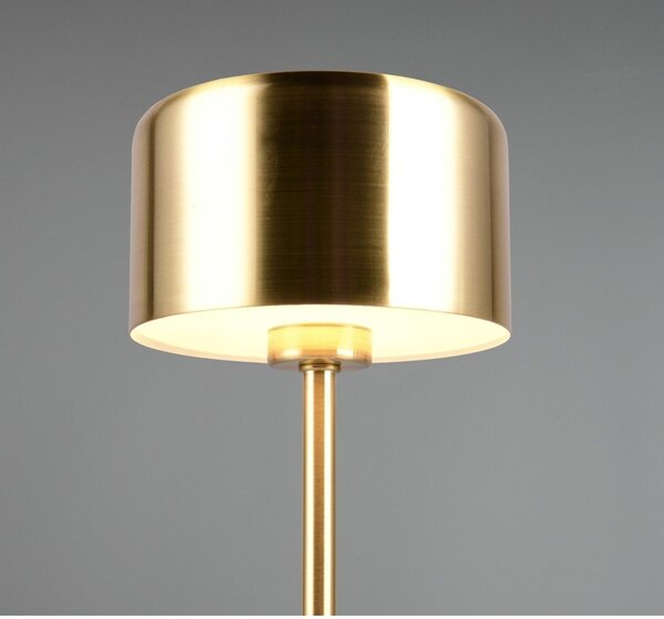 Lampada da tavolo a LED dimmerabile in oro (altezza 30 cm) Jeff - Reality