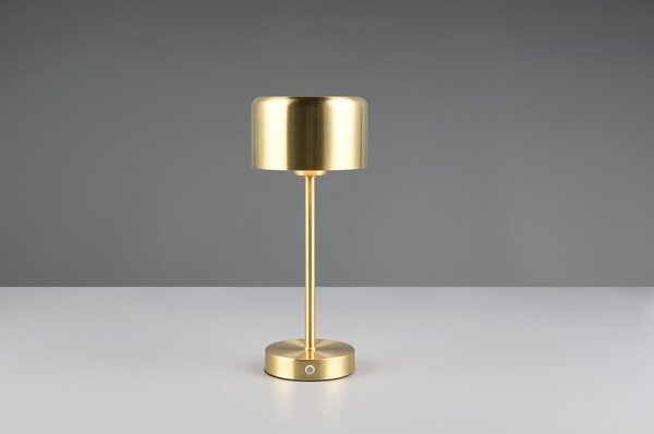 Lampada da tavolo a LED dimmerabile in oro (altezza 30 cm) Jeff - Reality