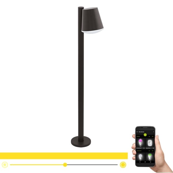 Eglo 33561 - Lampada da esterno LED dimmerabile CALDIERO-C 1xE27/9W/230V IP44 antracite