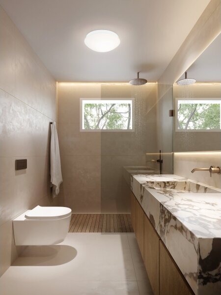 Eglo 97531 - Lampada da bagno con sensore BARI-M 1xE27/20W/230V