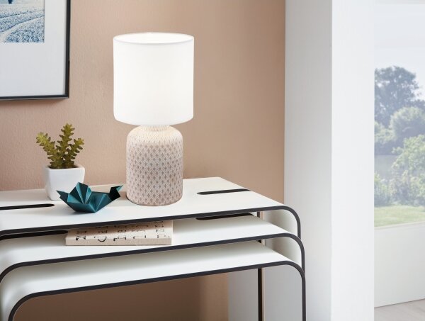Eglo 97773 - Lampada da tavolo BELLARIVA 1xE14/40W/230V