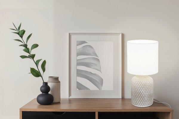 Eglo 97774 - Lampada da tavolo BELLARIVA 1xE14/40W/230V