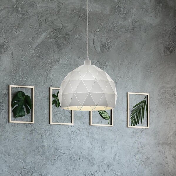 Eglo 97855 - Lampadario a sospensione con filo ROCCAFORTE 1xE27/60W/230V