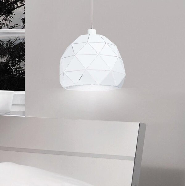 Eglo 97854 - Lampadario a sospensione con filo ROCCAFORTE 1xE27/60W/230V